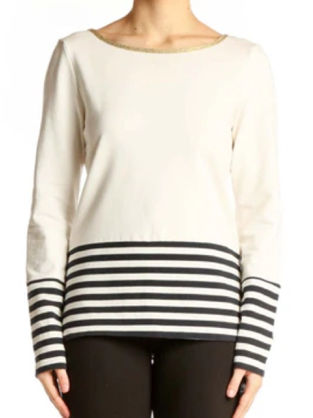 Banana Republic Top with Gold Trim